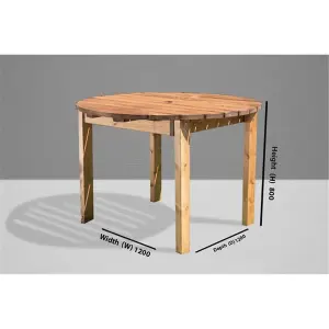 Traditional Small Circular Table