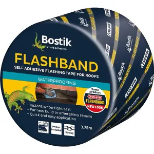 Bostik Flashband Original Flashing Tape Black (3.8m x 150mm)