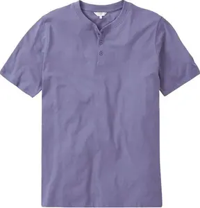 Cotton Traders Grandad T-Shirt In Purple - Size Extra Small