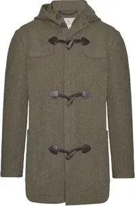 House Of Bruar Men's British Tweed Duffle Coat