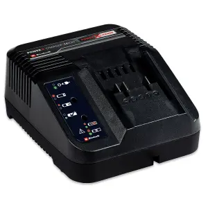 Einhell Battery Charger For Power X-Change Batteries - 3A Fast Charge With Battery Health Monitoring