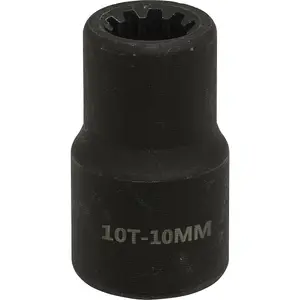 10mm Brake Caliper Socket for Vehicles - 1/2" Drive - 10-Point Design