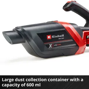 Einhell Cordless Handheld Vacuum Cleaner 72mbar 18V Power X-Change Portable TE-HV 18/06 Li - Body Only