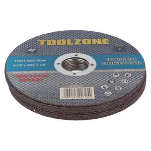 115mm x 1.2mm Metal Steel Cutting Blade Discs Angle Grinders 10pk