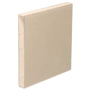 Gyproc Handiboard Square edge 12.5mm Plasterboard, (L)1.22m (W)0.6m