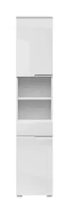 Tall Bathroom Cabinet Storage Drawer Unit Freestanding Tallboy White Gloss Spice