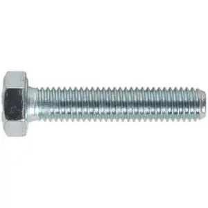 50-Pack M8 x 40mm Zinc Grade 8.8 Fully Threaded Setscrews - DIN 933