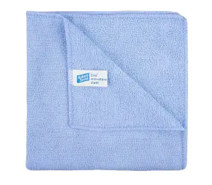 Exel Supercloth - Medium Duty Microfibre Cloths - Blue - Pack of 10 - Exel - MIBU37