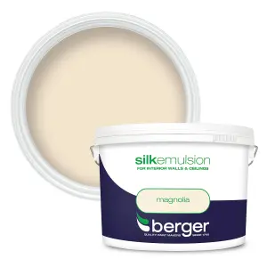 Berger Silk Emulsion Paint Magnolia - 10L