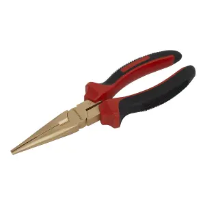 Sealey Long Nose Pliers 200mm - Non-Sparking NS075