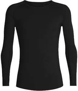 Icebreaker Mens 200 Zone Merino Blend Baselayer Black Size L