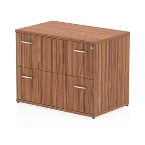 Impulse 80cm Wide 2 -Drawer File Cabinet Walnut