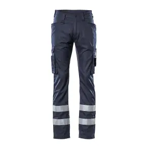 Mascot Frontline Service Trousers with Reflective Tape (Dark Navy)  (33.5) (Leg Length - Regular)