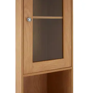 Maison by Premier Portland Tall Oak Veneer Cabinet