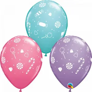 Qualatex Latex Candy Balloon Multicoloured (One Size)