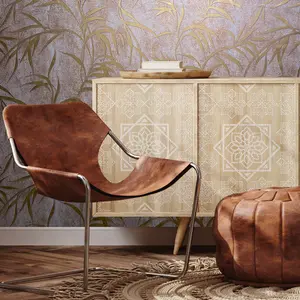 Galerie The New Design Book Metallic Copper/Gold Leaf Wallpaper Roll