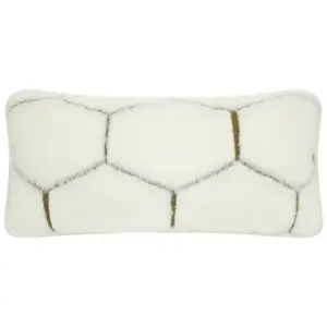 Cashmere Wool Pillow - Natural Hex