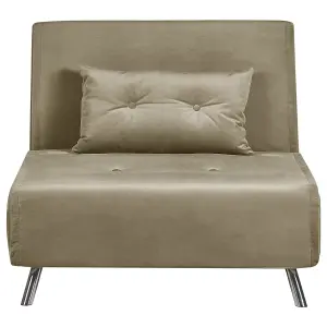 Sofa Bed FARRIS Olive Green Velvet