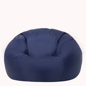 Veeva Classic Indoor Outdoor Bean Bag Navy Blue Bean Bag Chair