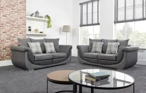 The Great British Sofa Company Balmoral Pair of 2 Seater Contemporary Sofas