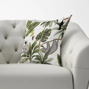 Tropical Sloths Cushions 60cm x 60cm