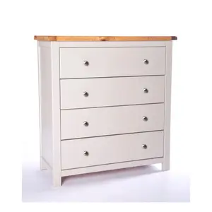 Argenta 4 Drawer Chest of Drawers Chrome Knob