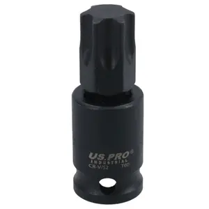 T60 Male Torx Star Impact Impacted Shallow Short Bit Socket 3/8in drive