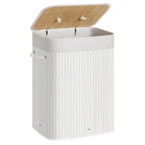 Bamboo Laundry Hamper with Handles