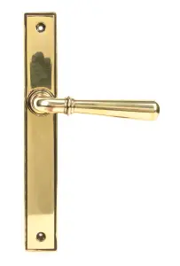 From The Anvil Aged Brass Newbury Slimline Lever Latch Set