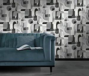 Erismann Fragment Modern Geometric Vinyl Wallpaper