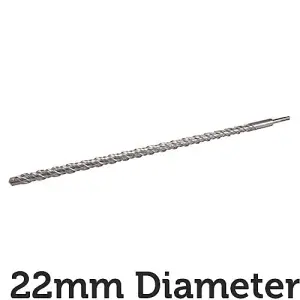 PRO 22mm x 600mm SDS Plus Masonry Drill Bit Tungsten Carbide Cutting Head Tip