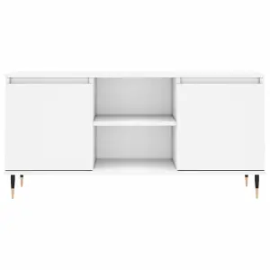 Berkfield TV Cabinet White 104x35x50 cm Engineered Wood