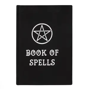 Something Different Book of Spells A5 Notebook Black/White (One Size)