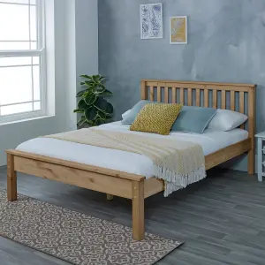 Chester Solo Pine Wooden Bed Frame 4'0 Small Double - Waxed