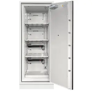 Phoenix Battery Commander BS1932K Size 2 Battery Storage & Charging Safe with Key Lock