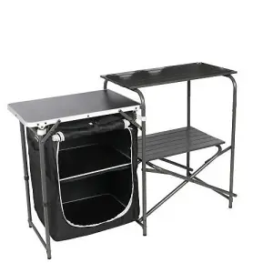 Royal Chef Aluminium Kitchen Stand & Larder Camping Unit Stand Kitchen