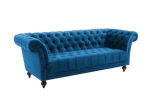 Birlea Chester 3 Seater Sofa Blue