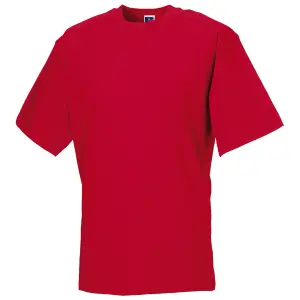 Russell Europe Mens Workwear Short Sleeve Cotton T-Shirt