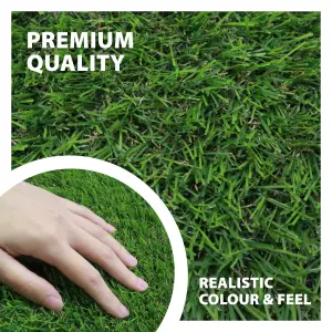 20mm Pile Height Artificial Grass Astro Garden Landscape Turf