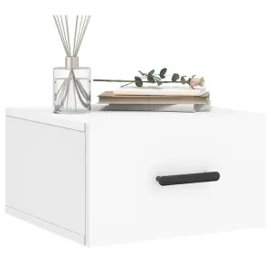 Berkfield Wall-mounted Bedside Cabinets 2 pcs White 35x35x20 cm