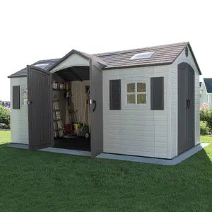 Lifetime 15ft x 8ft (4.6 x 2.4m) Dual Entry Storage Shed