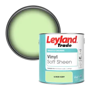 Leyland Trade Vinyl Soft Sheen Walls & Ceilings Emulsion Paint (S 0530-G30Y) - 2.5L