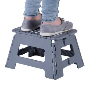 1 tread Ethylene-vinyl acetate (EVA) & polypropylene (PP) Foldable Step stool (H)0.22m