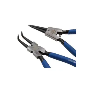 US PRO Tools 4 Piece 7" Circlip Pliers Set - Internal External Bent & Straight 2256