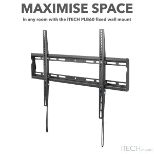 iTech Mount 37" - 80" Fixed TV Wall Mount Bracket