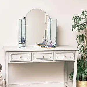 Melody Maison Vintage Style Dressing Table Triple Mirror