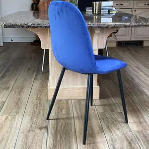 Fabela Upholstered Dining Chairs Blue