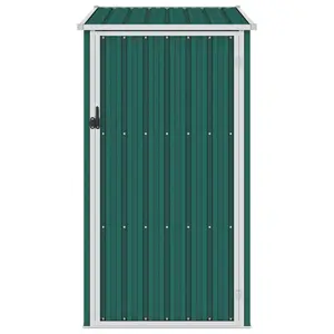 Pearces Garden Shed 87 x 98 x 159 cm Galvanized Steel Green