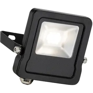 2 PACK Outdoor IP65 LED Floodlight - 10W Cool White LED - Angled Wall Bracket