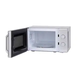 Cookology 800W Microwave 20L Manual Control Freestanding - CMAFS20LSL Silver